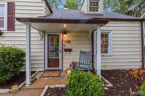 Tiny photo for 1133 N Harrison Avenue, Kirkwood, MO 63122 (MLS # 25056670)