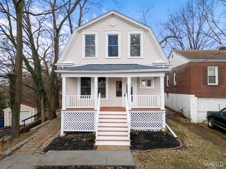 Classic two-story Colonial offering timeless charm and comfortable living. This three bedroom, two bath home features a generously sized dinning room ideal for entertaining, a welcoming living area anchored by a striking fireplace, and thoughtful details throughout. The spa-like bathroom provides a relaxing retreat with a soaker tub and separate standing shower. Well proportioned bedrooms and a traditional layout make this home both functional and inviting. A wonderful opportunity to own a home with character, space, and enduring appeal. Centrally located, only minutes to the airport, downtown Clayton, Washington University, and Delmar Loop. Near Market of Olive Development featuring Costco, Target, Chick-fil-a, Dierbergs Market and more.