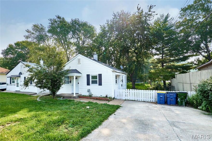 This charming ranch sits on a tree-lined street and is ready for new tenants to call it home. Step inside and you’ll love the open floor plan, abundance of natural light, newer flooring, and updated vinyl windows. The remodeled kitchen features custom cabinetry and a stainless steel appliance package, seamlessly opening into the living room for easy entertaining. Enjoy outdoor living on the spacious patio overlooking the level, fenced backyard—perfect for BBQs with family and friends. Conveniently located near highways, schools, shopping, and parks, this home is truly move-in ready. Act fast—this sought-after St. Ann home won’t stay available for long!