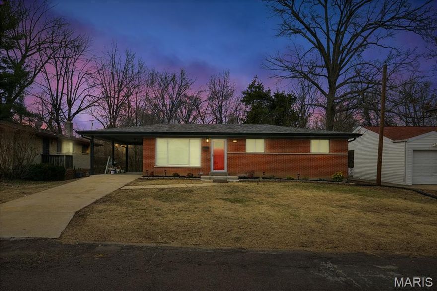 Get ready to fall in love! This beautifully updated 4-bedroom, 1.5-bath home offers the perfect combination of style, space, and functionality and it has already passed the City of Normandy occupancy inspection, so you can move in with confidence from day one. Step inside and immediately notice the fresh updates throughout, creating a clean, modern feel that you're looking for. The spacious primary suite provides a comfortable retreat at the end of the day, while the additional bedrooms offer flexibility for guests, hobbies, or workspace needs.

The partially finished walkout basement adds incredible versatility, featuring a bonus room that can easily serve as a home office, workout area, media room, or creative space. With direct walkout access, the lower-level flows seamlessly into the large backyard perfect for outdoor entertaining, relaxing evenings, gardening, or simply enjoying your own private outdoor space. A storage shed provides convenient extra room for tools and seasonal items. Don't miss your chance to call this hidden gem home!