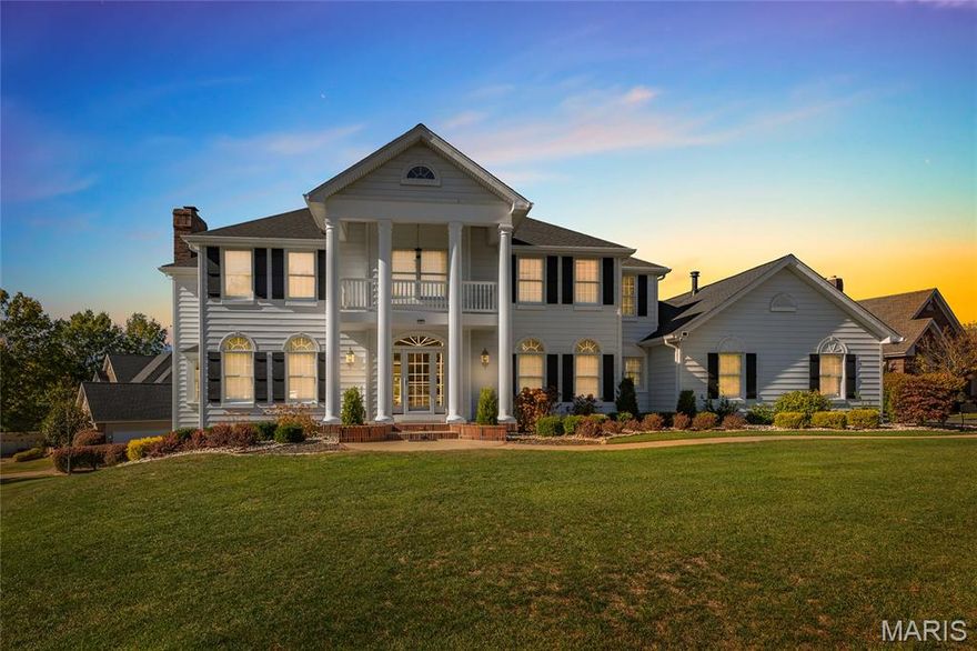 Exquisite Luxury Living in the Prestigious Whitmoor Country Club!

Majestically poised on a serene cul-de-sac within the sought-after Whitmoor Country Club, this breathtaking two-story estate defines refined sophistication and luxury-style living. Perfectly sited on nearly a half-acre walk-out lot with spectacular water and golf course views, this exceptional home offers six bedrooms, three and a half bathrooms, and over 5,300 square feet of flawlessly designed living space plus a beautifully finished lower level designed for entertaining and multi-generational living.

As you step inside, a grand entry sets the tone with gleaming Brazilian teak hardwood floors, custom millwork, intricate crown molding, and elegant window wainscotting. Every detail unveils a symphony of craftsmanship and elegance. A dramatic staircase with oak black-and-white treads, paired with grand Palladian windows, floods the home with natural light and timeless charm.

The main level offers a blend of classic elegance and modern comfort. A formal dining room sets the stage for sophisticated gatherings, while the private office/den with French doors provides a tranquil setting for study or work. The spacious family room features a gas fireplace and picturesque wide bow window, offering both warmth and style. A transitional butler’s pantry/coffee bar leads into the gourmet eat-in kitchen, complete with 42” cabinetry, granite countertops, designer tile backsplash, stainless steel appliances, recessed lighting, and a large center island with a five-burner gas cooktop. The adjoining sunroom, highlighted by a tray ceiling and a wall of windows that offers breathtaking panoramic views, with direct access to the relaxing deck.

Upstairs, the luxurious primary suite impresses with tray ceiling, serene sitting area, expansive walk-in closet, and spa-inspired ensuite bath featuring dual vanities, custom cabinetry, jetted tub, and separate shower. Four additional bedrooms, a sophisticated full bath with dual vanities and separate tub and shower, an upper-level laundry room, and a versatile loft provide ample space for family and guests.

The walkout lower level is an entertainer’s paradise boasting Italian designer tile, a media room, grass accent wall, full kitchenette with wet bar, stainless steel refrigerator, large bedroom, luxurious full bath, bonus room, and utility room complete with metal cabinetry and workbenches.

Step outside to a spacious covered patio and meticulously landscaped backyard offering stunning golf course views. Premium updates include a new roof (2025), gutters (2025), downspouts (2025), and shutters (2025), two new HVAC systems (2024), new hardwood floors (2023), an upgraded water filtration and reverse osmosis system, freshly painted interior, designer lighting, enhanced outdoor illumination, custom-added shelving in closets, updated landscaping, 3 newly installed screen safety doors— ensuring this residence is as functional as it is beautiful.

Situated within the exclusive Whitmoor Country Club community, residents enjoy premier access to world-class amenities including two championship golf courses, sparkling pools, tennis courts, a magnificent clubhouse, and tranquil walking paths - all just minutes from Highway 94, fine dining, boutique shopping, parks, and top-rated schools.