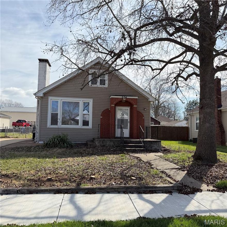 Charming opportunity located at 508 N. Taylor Ave in the heart of 63019! This property is being sold as-is and offers great potential for investors, flippers, or buyers looking to add their personal touch. The home features solid bones and a functional layout,( main floor laundry is a plus ) but will require updates and improvements to reach its full potential. Recent years updates include newer A/C, vinyl windows, reinforced basement. With some vision and renovation, this could be transformed into a beautiful residence or income-producing property. Conveniently located near local amenities, schools, and major roadways. Don’t miss the chance to bring new life to this promising home! Did I mention it comes with huge detached garage with plenty of parking. Ideal for workshop, trailer. etc. Total living space should be 1117 square feet.
