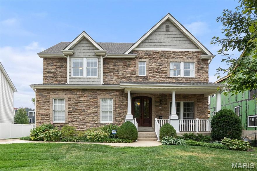 Don't miss this opportunity. Experience timeless elegance in the Heart of Kirkwood. This beautifully maintained home blends charm and refined updates. Gleaming hardwood flooring, abundant natural light and exceptional detailed millwork set a sophisticated tone. The dining room entrance, just off the foyer is a detailed arched doorway.  A  beautiful primary suite with two walk-in closets, tray ceiling and updated bath is a peaceful sanctuary. The kitchen boasts granite counters, custom cabinetry, stainless steel appliances, breakfast bar and opens to the gracious great room. Both the great room and breakfast room feature the most unique intricate tray ceilings. They are spectacular! A convenient, spacious first floor laundry room and powder room complete the first floor.    Upstairs are three spacious bedrooms, one en suite, an additional hall bath and a loft area offering comfort and versatility. The finished lower level features a family room with gas fireplace, and add'l bedroom and bath. The screened porch just off the breakfast room provides a serene place to relax and enjoy the lushly landscaped yard. Just steps from downtown Kirkwood's shops and restaurants and parks with award-winning Kirkwood schools.  A rare opportunity to own a distinguished Kirkwood home. You won't be disappointed.