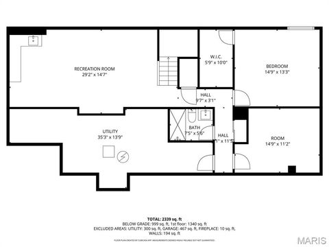Tiny photo for 2432 Claymoor Drive, Chesterfield, MO 63017 (MLS # 25074883)