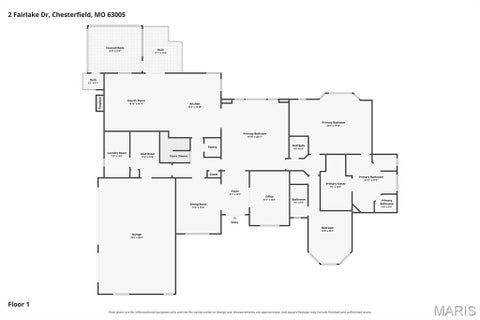 Tiny photo for 2 Fairlake Drive, Chesterfield, MO 63005 (MLS # 26064265)