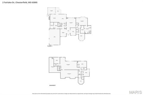 Tiny photo for 2 Fairlake Drive, Chesterfield, MO 63005 (MLS # 26064265)