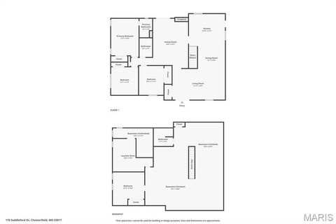 Tiny photo for 170 Saddleford Drive, Chesterfield, MO 63017 (MLS # 26010754)