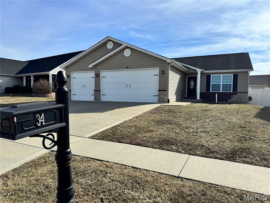 Here is a great living 3 bed, 2 bath family home that has something for everyone.   Great open floorplan.  Fully equiped kitchen with appliances including fridge.  Main floor laundry.   Primary bedroom suite has it's own bathroom and nice closet.  Bedrooms 2 and 3 are sized well.   Living room has partially open stairwell including an integrated large flat screen tv that will stay with home.  Full foundation is set up well for future finish with bath rough in and extra electric already there  3 car garage is heated and cooled with it's own mini split hvac unit.  Tons of extra electrical including power to charge your EV car !!!!  Rear yard is fully fenced with PVC privacy fence.   This one will be worth the wait.  Showings start on March 4th or sooner.  Call listing agent for more details