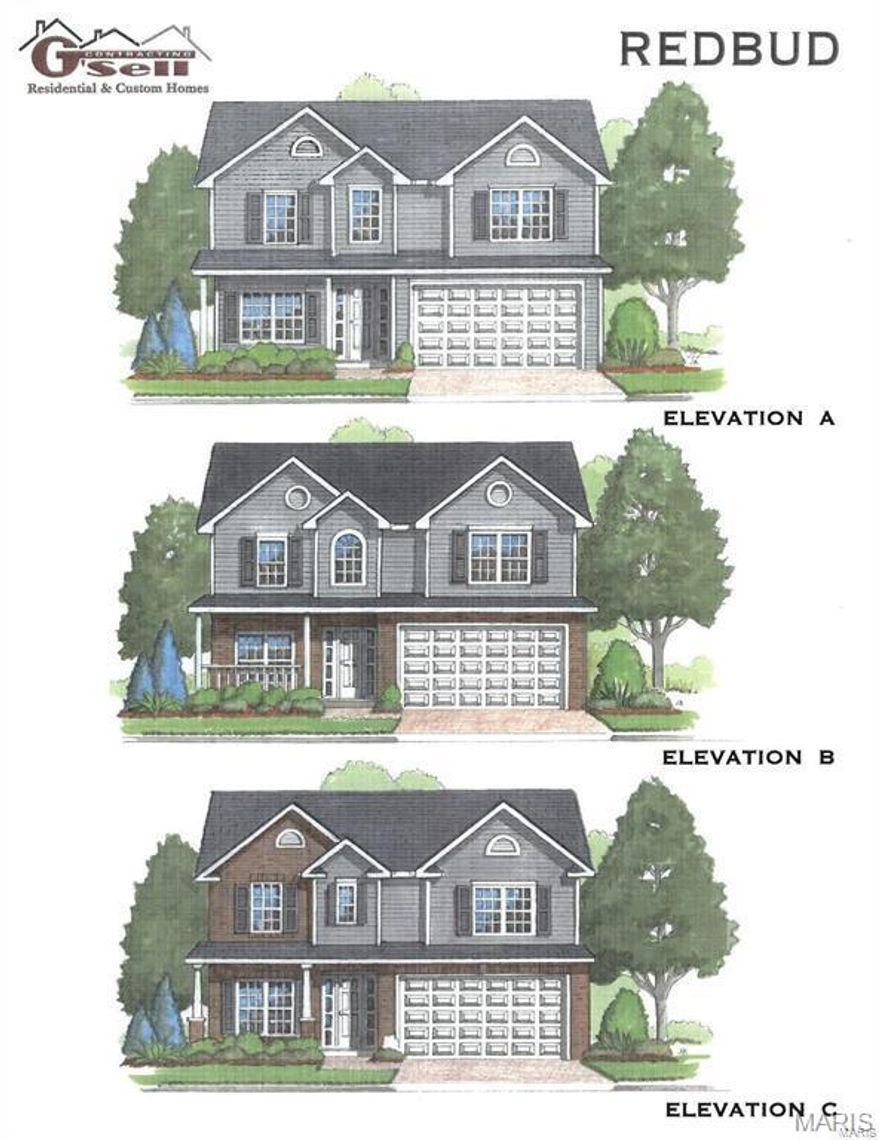 Twelve Oaks in Pevely, where quality and affordability unite. Offering several lots; walk-out, flat, and cul-de-sac lots available. Lots back to trees and common ground with great views! Choose from 4 models: The Elm, a split foyer, 1,250 sq. ft., 3 bed,t2 bath, 2 car garage; the Del Rio, a ranch, 1,272 sq. ft., 3 bed, 2 bath, 2 car garage; the Cypress, a ranch, 1,426 sq. ft., 3 bed 2 bath, 2 car garage; and the Red Bud, 2 story, 2,054 sq. ft. 4 bed, 2.5 bath, 2 car garage. Many options to choose from! Vaulted ceilings, custom fireplace, custom flooring, finished basements and much more! 2/10 Warranty available, underground utilities and 2 pages of standard features.