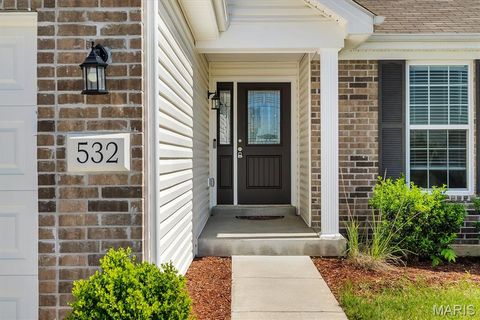Tiny photo for 532 Leather Reins DR, Wentzville, MO 63385 (MLS # 26030382)