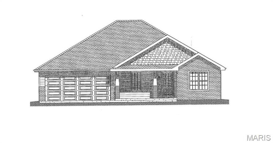 Under Construction + Nothing beats the smell of BRAND NEW!  Corner lot in McKendree Crossing Subdivision. Vaulted ceilings, with living room, kitchen and dining opening to each other giving extra space and room. Primary bath features walk-in shower and double vanity with large walk-in closet. Stylish kitchen with quartz island and stainless steel appliances. No carpeting on the main floor with luxury vinyl flooring all through-out. The full walk-out basement offers a pre-designed  for later expansion. Expected completion appx within 90 days. Buyer still has time to pick out some interior finishes - if you hurry!