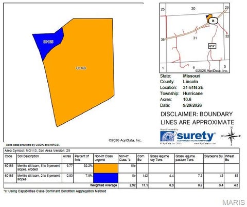 Tiny photo for 0 Hwy B (Tract A - 10.60+/- Acres), Elsberry, MO 63343 (MLS # 26066429)
