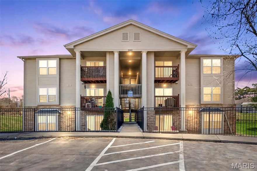 Well-maintained and updated 2 bed, 2 bath condo located at 2560 Creve Coeur Mill Rd in Maryland Heights. Updated with new flooring, new appliances, new washer and dryer, new carpet, new vanities.  This comfortable unit features a functional layout with a bright living area, private balcony, and convenient in-unit laundry. The primary bedroom includes a full bathroom and ample closet space. Enjoy low-maintenance living in a convenient location close to shopping, dining, parks, and major highways. Ready to be your new home or a turnkey investment with a healthy cap rate.  Please contact co-listing agent for all questions and requests regarding this listing.