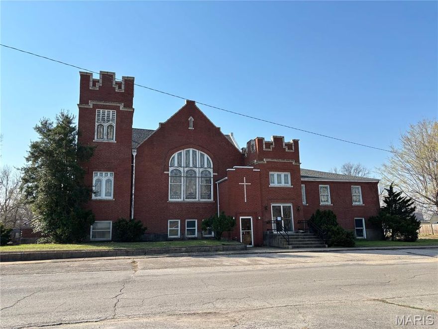 This versatile property in Malden offers incredible potential for a variety of uses. Featuring striking cathedral-style architecture, high vaulted ceilings, and beautiful stained glass windows, the space is filled with natural light and timeless character. An expansive open basement with walkout access adds valuable additional square footage and flexibility.
Currently configured as a church, the flexible layout could be an investor’s dream—ideal for conversion into a childcare facility, community space, event venue, or even a unique multi-family residence. An additional parcel provides opportunity for parking, storage, or onsite laundry, enhancing the property’s overall functionality. Located within an Opportunity Zone, this property presents added potential for long-term investment benefits.
With its distinctive design and wide range of possibilities, this property presents a rare opportunity to bring your vision to life.