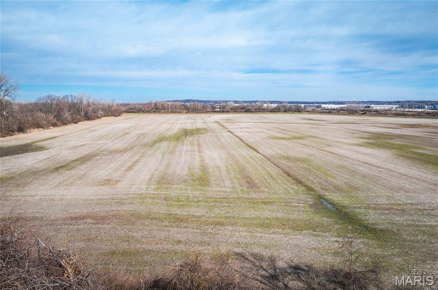 73.5 +/- Acres selling in 3 tracts.  Bidding is on a price per acre basis, bidding closes April 29, 2026.  Property is subject to sale prior to the Auction.  
A unique opportunity to purchase a highly visible and income-producing property in a strategic location in St. Louis County. Ideally positioned next to Highway 370, this property benefits from the visibility of 24,000 cars passing by daily. This property's location next to commercial and industrial businesses makes it suitable for investors and business owners.
• Tract 1 is 1.8 +/- acres with 680 feet of frontage on Missouri Bottom Road. Currently the tract is all timber.
• Tract 2 is 12.5 +/- acres with 363 feet of frontage on Missouri Bottom Road.  9 acres is currently farmed and the remainder is timber
• Tract 3 is 59.5 +/- acres with 748 feet of frontage on Missouri Bottom Road.  95% of this tract is tillable, producing income from farming.  In addition, the 2 billboards add another $12,000 a year.
Nearby land is listed for upwards of $100,000 an acre due to the commercial and industrial potential this location holds.
Property is being sold on a PRICE PER ACRE basis, selling as is where is. 
Financing must be in place prior to day of sale. 10% down upon close of the auction.
