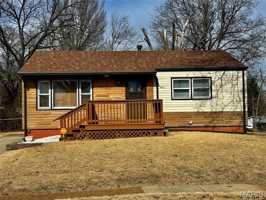 Well care for home , located minutes from historical downtown Ferguson. This is a wonderful first time home or investment property!! This home is priced to sell, below appraised value as of 1/8/2026!!! Updates include, Roof and siding - 2009, insulated windows-2006, HVAC-2008, Driveway -2010......... Partially finished lower level, washer and dryer stay . Original hardwood flooring throughout the main level, kitchen has nice wood cabinetry, electric range, built in microwave and refrigerator w/ automatic ice-maker, all included. bathroom has been updated. This is home is ready to be moved into.
