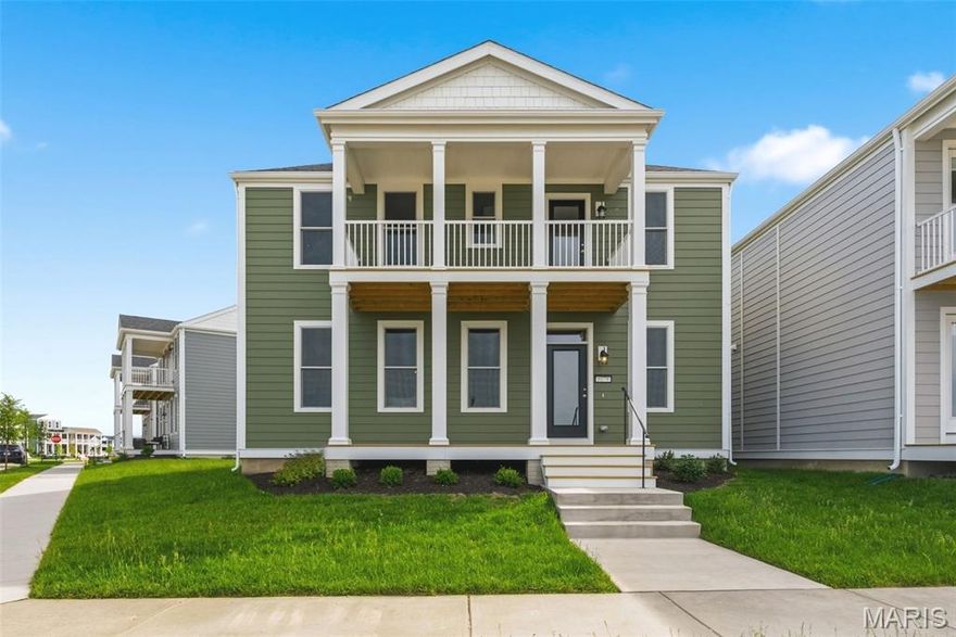 Come and see this brand new move in ready 5 bedroom, 3.5 bath Two Story Home located in the French District.  This home has Double Front Porch, Upgrade Cabinets with Island, Cambria Kitchen Countertops, Lux Vinyl Plank Flooring throughout the First Floor, Double Bowl Sink in the Master Bathroom , Rough in plumbing in the basement,  Stainless Steel Appliances with Space saver Microwave,  Plus more!
Price reflects Builder Discount.
When you live in New Town you have access to over $10 million in amenities including parks, lakes, community waterpark, outdoor amphitheater, walkable stores, restaurants and shops!