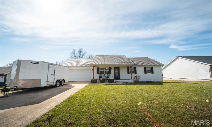 Beautiful 3-bedroom, 2-bath home located in the highly sought-after Northern Heights subdivision, offering the perfect blend of comfort, style, and convenience. Step inside to an inviting open floorplan designed for both everyday living and entertaining. The spacious living room features durable hardwood flooring, while the kitchen and dining area showcase beautiful tile flooring, adding both style and functionality. The layout flows seamlessly, creating a warm and welcoming atmosphere throughout the home. The kitchen offers ample cabinet and counter space, making meal prep easy, while still staying connected to the main living area—perfect for gatherings or keeping an eye on everything happening in the home. The primary suite provides a private retreat with its own full bathroom, while two additional bedrooms offer flexibility for family, guests, or a home office. Enjoy the outdoors with a covered front porch, ideal for morning coffee or relaxing evenings, as well as a back deck overlooking the fenced-in yard—perfect for pets, play, or entertaining. Situated on a quiet dead-end street, this property offers added privacy and minimal traffic. Located just minutes from town, you’ll have convenient access to shopping, dining, and everyday essentials, while still enjoying the benefits of being outside city limits. This home truly offers the best of both worlds—peaceful living with close-to-town convenience. "Seller offering $5,000 towards seller concessions or home improvement allowance, with acceptable offer"