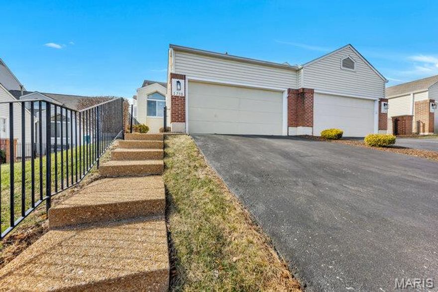 Welcome to this beautifully updated villa tucked away on a quiet cul-de-sac in the heart of Ballwin. This move in ready home offers comfortable, low maintenance living throughout. The bright and inviting floor plan features spacious living and dining areas that flow easily for both living and entertaining.  Main floor laundry, kitchen, vaulted primary suite and a 2 car garage all on main floor provide main floor living with two additional bedrooms, family room, full bath and storage in walk out basement. 
Recent updates provide peace of mind and modern comfort, including a new furnace and A/C, new electric panel, new carpet and fresh paint throughout. The primary bathroom has been refreshed with a new shower adding a clean and modern feel to the private suite. 
With 3 bedrmooms and 2 full bathrooms the home offers a practical layout with comfortable living spaces. Attached garage provides everyday convenience, whille the quiet cul-de-sac location offers privacy and minimal traffic. 
Residents of the community also enjoy access to neighborhood amenities including a pool and clubhouse, perfect for relaxing, socializing and enjoying the summer months. 
Located in sought after Ballwin and the Parkway School District, this home is just minutes from parks, shopping, restaurants, and major highways-making it a great combination of updates, convenience and community living.