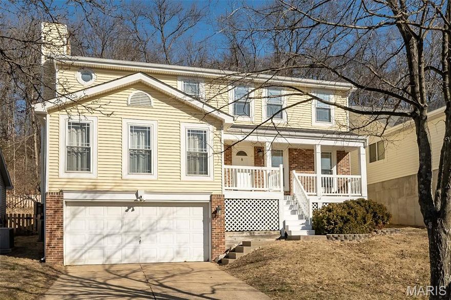 Welcome to one of the largest homes on the street perfect for growing families and making lasting memories. The main level offers a comfortable living room with a cozy fireplace, a separate dining room for family meals, and an updated eat-in kitchen featuring ceramic tile floors, granite countertops, and stainless-steel appliances. All bathrooms have been updated, including an added full bath in the finished basement. The lower level provides great extra living space with a lounge area, dry bar, and a bonus room ideal for a playroom, home office, or guest space.  Upstairs, the spacious primary bedroom includes a walk-in closet with natural light, along with three additional bedrooms and two full bathrooms. Plenty of room for everyone.  Recent updates include a new roof and furnace in 2024 and newer carpet, offering peace of mind for years to come. This move-in-ready home is ready to welcome your family! There is a door code that will be provided at showing request.