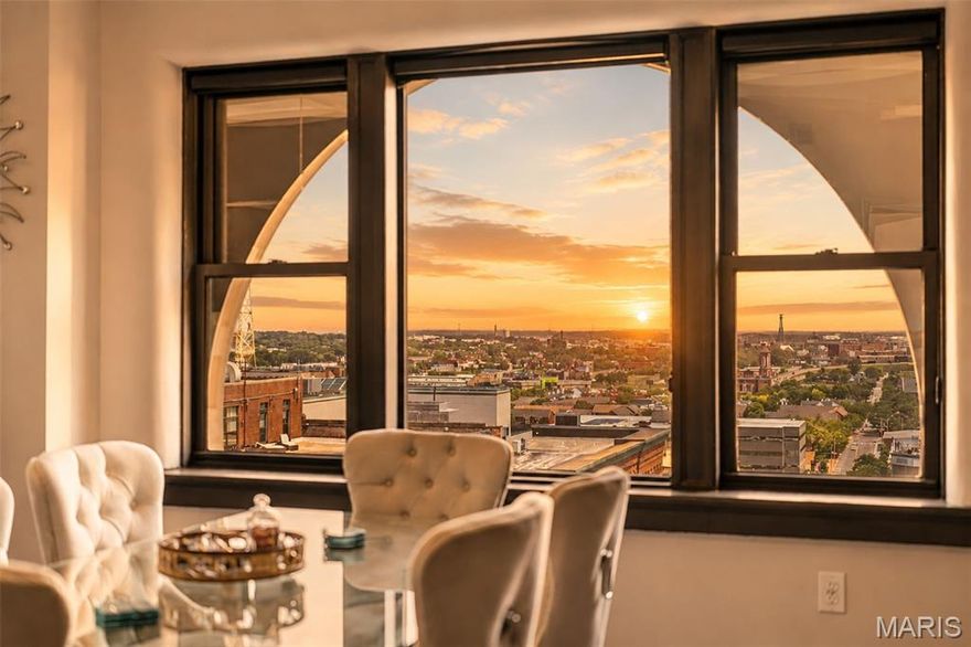Welcome to 915 Olive Street #1403, where elevated downtown living meets everyday ease in one of St. Louis’ most convenient and connected locations. This stylish condo offers a spacious, functional layout filled with natural light, fresh paint, new carpet, and beautiful custom arched windows unique to the 14th floor. The thoughtfully designed living spaces create the perfect balance of comfort, privacy, and modern city energy.

Enjoy the convenience of in-unit laundry, LG stainless steel smart appliances with remote start capabilities, an oversized parking space, additional storage, and access to a state-of-the-art fitness facility. Residents love the added sense of security and convenience with covered parking and direct building access—plus the rare luxury of having essentials like groceries and CVS just downstairs, making everyday errands effortless without ever stepping outside.

Step into the vibrant downtown lifestyle with walkable access to restaurants, coffee shops, nightlife, local boutiques, manicure and dental services, Busch Stadium, the Gateway Arch, and some of the city’s most popular entertainment destinations—including nearby favorites like Pappy’s. Whether you’re enjoying a quiet evening at home or heading out for a night in the city, this location offers the best of both worlds: peaceful, private living with the excitement of downtown just outside your door. Perfect for professionals, investors, or anyone looking to embrace a low-maintenance urban lifestyle in the heart of St. Louis.
