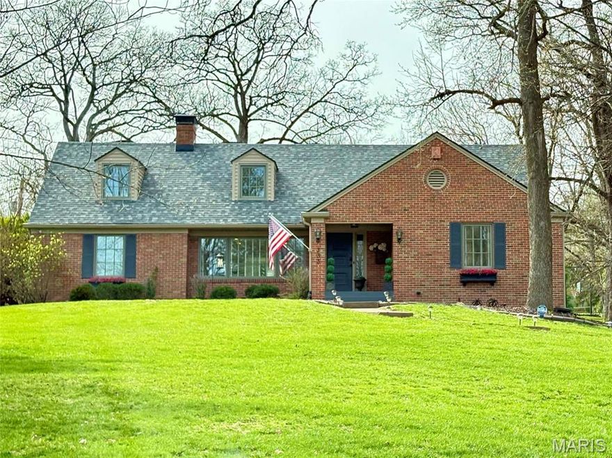 This is the home you've been dreaming of. Tree lined street w/mature foliage & classic beauty adorn this 1.5 storybook home. Situated just over an acre private oasis complete w/Sports Court for outdoor enthusiasts (room for a POOL) located within award winning Ladue School District min. to downtown Clayton. Transport yourself to a place where modern elegance converges with rich STL History. St. Louis neighborhoods are distinctively different but none more enchanting than Spoede Road. Surrounded by nature, pristine landscaping, with the most exquisite curb appeal. Sun filled rooms, meticulously restored, If it is luxury you're looking for, you have found it. Over 3700+sq ft of total living space offering state-of-the-art updates, hardwood floors, stunning kitchen w/stainless, separate dining. First floor primary suite w/luxurious finishes. Living room, sunroom/family room, custom plantation shutters, the works!. Amazing finished lower level w/rec room, full bath, office & 3 car garage. Additional Rooms: Sun Room
