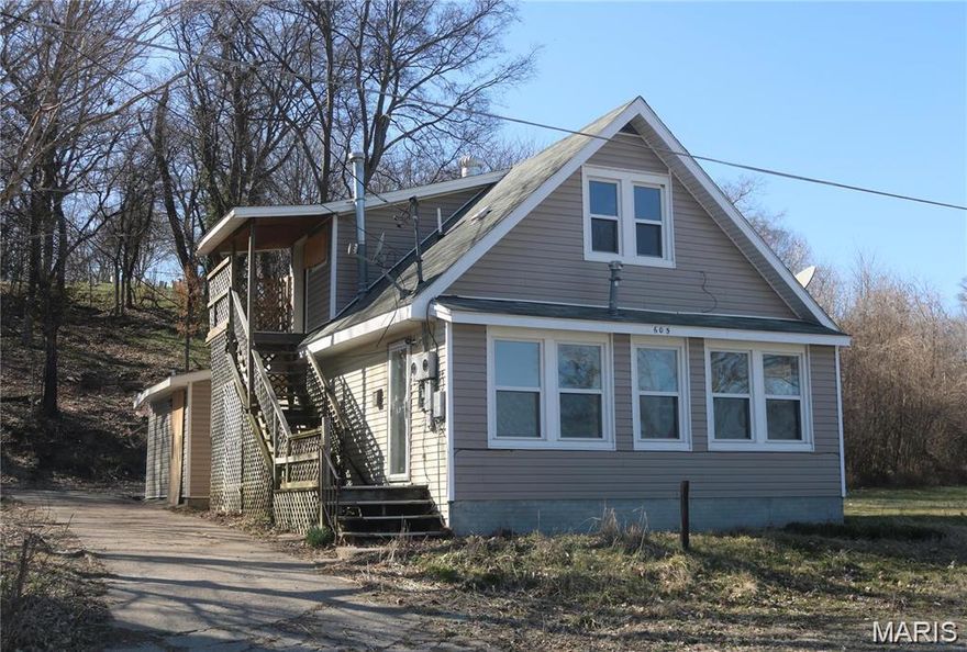 Jackpot! This diamond in the rough sits on nearly half an acre in a prime location near the casino! This duplex needs some TLC, but with the right vision, it could be a cash-flowing machine. No HVAC or furnace. Bring your toolbox and turn this fixer-upper into a winner. Whether you renovate, rent, or redevelop, the potential is off the charts! Don't roll the dice and miss out on this opportunity. This is for both lots with the parcel numbers 16-719-00-27-013.00-0000 and 16-719-00-27-014.00-0000 .