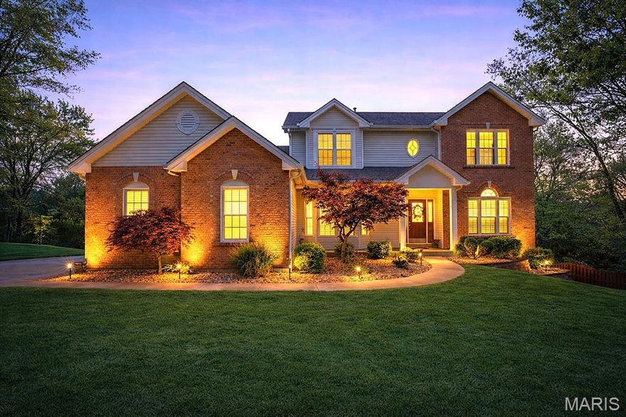Designed for entertaining both inside and out, this stunning 2-story home offers 4 bedrooms, 3.5 baths, and an impressive lineup of amenities. Step into your own private retreat featuring a 16x32 heated saltwater in-ground pool with retractable cover, gazebo with firepit, expansive patio, and hot tub—all overlooking a serene, stocked pond. Car enthusiasts and hobbyists will appreciate not only the 3-car attached heated garage, but also the 32x36 detached garage complete with HVAC—the ultimate man cave or workshop space. Inside, the home showcases 9-foot ceilings on the main level, a formal dining room, and a versatile living room/den with elegant French doors. The spacious great room features a cozy gas fireplace and flows seamlessly with beautiful hardwood flooring throughout. The well-appointed kitchen includes a center island, abundant cabinetry, pantry with custom organization, and an adjoining breakfast room. Enjoy year-round views from the 19x14 screened-in porch overlooking the backyard oasis. Main floor laundry adds convenience. Upstairs, the expansive primary suite offers custom closet organizers and a spa-like bath with soaking tub, double vanity, and walk-in shower. Two additional bedrooms complete the upper level. The finished walk-out lower level is just as impressive, featuring a large recreation area, full bath, and a fourth bedroom currently used as a workout room—all leading to a covered patio and hot tub. Manicured grounds with sprinkler system and landscape lighting complete this exceptional property. A rare blend of comfort, function, and resort-style living—ready to impress.