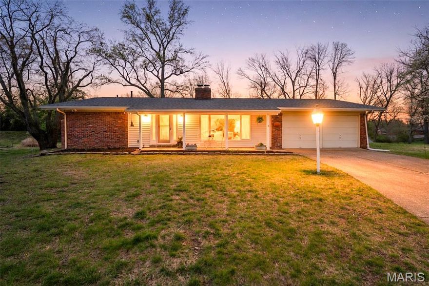 WELCOME to this lovely Mid Century Modern Home. That truly has it all. Spectacular design with 4 bedrooms 3 bath. The Heart of the home reveals  a Chef’s kitchen and feature 42” cabinets, Sleek countertops, Distinctive backsplash, Profesional gas range with integrated air fryer, Stainless Steel Appliances, Double fireplace with full finished  Venetian Plaster. Laundry Room on the main level, Updated bathrooms, very elegant LVP Water resistant  Flooring throughout . Enjoy the Solarium/Sunroom Free of bugs. New Architectural Roofing. The basement offers abundant storage solutions, and plenty of space for entertainment. Great Subdivision with Amenities like Pool, Playground, Club House and Community Events. Want to be in one of the best central locations in Saint Louis? This is your Chance.