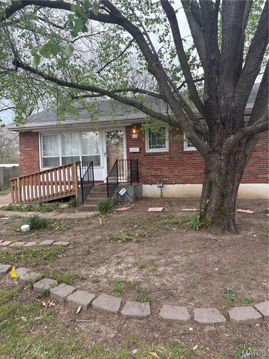 Ranch home with 2 beds 1 bath and a large detached 2 car garage with a large yard on a quite cul-de-sac. A great sweat equity property. Property is being sold "AS IS". The property includes an additional parcel at the North end of the property that is landlocked by other parcels.