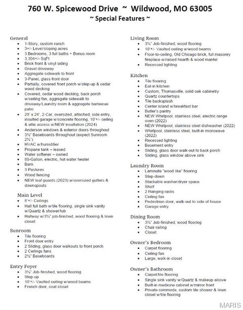 Tiny photo for 760 W Spicewood Drive, Wildwood, MO 63005 (MLS # 25077575)