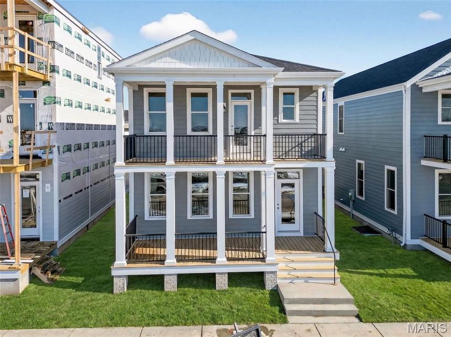 Come and see this brand new move in ready 4 bedroom, 2.5 bath Two Story Home located in the French District.  This home has Double Front Porch, 9 Foot Ceilings on Both the 1St and 2nd Floors, Gas Fireplace in the Living Room, Upgrade Cabinets with Island, Cambria Kitchen Countertops, Lux Vinyl Plank Flooring throughout the First Floor, Vaulted Master Bedroom, Double Bowl Sink in the Master Bathroom , Rough in plumbing,  Stainless Steel Appliances with Space saver Microwave,  Plus more!
Price reflects Builder Discount.
When you live in New Town you have access to over $10 million in amenities including parks, lakes, community waterpark, outdoor amphitheater, walkable stores, restaurants and shops!