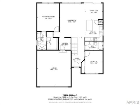 Tiny photo for 107 Quail Bluff Court, Wentzville, MO 63385 (MLS # 26056631)