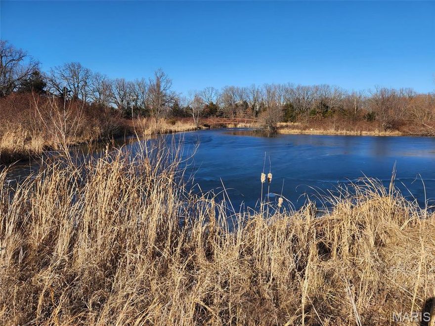 8 Acres M/L Investors take a look! Looking to build your dream home with a beautiful view of a stocked pond with a picture-perfect bridge for fishing!  This property is so versatile and a great location for a housing development, duplexes, tiny houses, multi-family apartments. Public utilities available.  Easy access to I-44 exit. The Hub to everywhere.  10 miles to Lebanon, 45 miles from Springfield.    Duplicate listing of MLS 25001007.