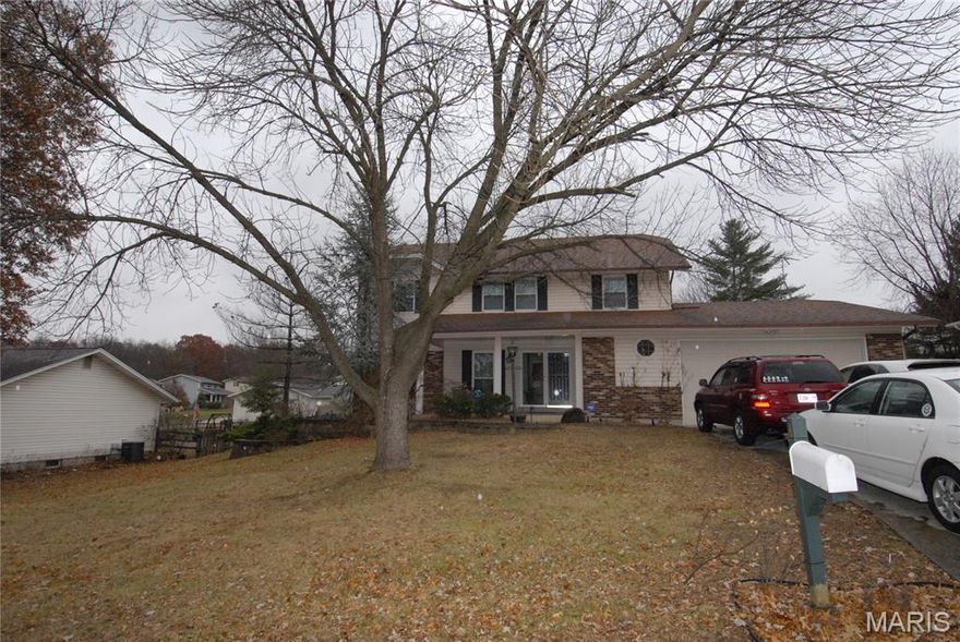 Located in Parkwood Estates this is a lovely 4 Bedroom home. Large kitchen w/ custom cabinets including crown molding, pantry, spacious island/breakfast bar, planning desk, bay window, dining room & family room. The den off of the foyer has an architectural window & is perfect as a study. Upstairs are 3 good size bedrooms, 2 hall linen closets, a master suite with a walk-in closet and bath with a jetted corner tub, separate shower & custom linen cabinet. The LL has a rec room w/ pool table, office space, 2 other open areas, a 1/2 bath & cedar closet. Wood burning fireplace.Fire pit, new above ground pool, fenced in very large yard, rear patio with trellis & outdoor furniture, deluxe gas grill, barbecue pit, covered front porch. Appliances shown in pictures stay with home including washer/dryer (on main floor), extra fridge and freezer in garage. Updated high efficiency Trane air/furnace. Available for occupancy mid April. Strictly for rent, not available for lease purchase or option to buy