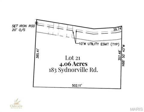Tiny photo for 183 Sydnorville Rd. - Lot 21, Troy, MO 63379 (MLS # 26053549)