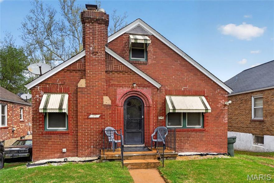 Motivated seller! Don’t miss this beautiful 3 bedroom, one and a half bath brick home located in the heart of St. Louis Missouri. You will fall in love with the beautiful gleaming hard wood floors this home features a fenced in  backyard with rear garage entry access.The basement just needs your finishing touches. Home features  a newer water heater and HVAC system. This property is an as-is purchase.