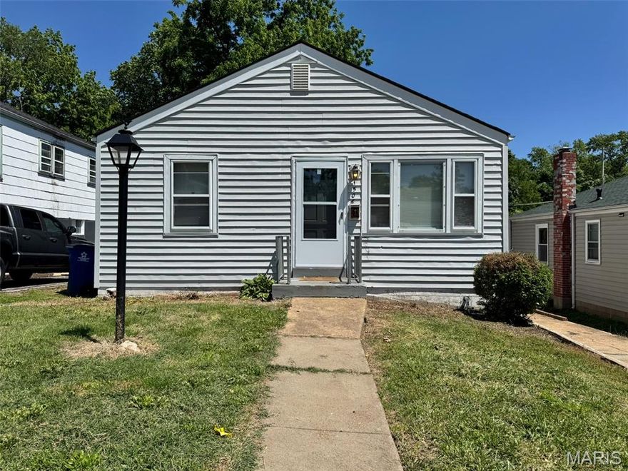 Great turn-key opportunity in Pagedale, priced affordably under $100K! This move-in ready home features beautiful hardwoods throughout, a fresh coat of paint, and a kitchen with stainless steel appliances. The unfinished basement comes equipped with a sump pump, ready for interior finishes to your liking. Don't wait—schedule a showing today!