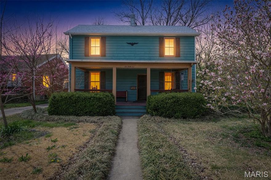 Charming 3BR/2BA home conveniently located in historic downtown Ste. Genevieve! This character-filled home features beautiful hardwood floors throughout, main floor laundry, and a spacious main level bath with jetted tub, separate shower, and double sinks. Upper level bath includes a classic clawfoot tub. Enjoy relaxing on the inviting covered front porch with porch swing or entertaining on the huge screened-in back porch, perfect for morning coffee or evening wine. Property also includes an oversized 30x20 garage/workshop plus an attached insulated 30x12 art studio offering endless possibilities. The large backyard is filled with a variety of flowers and trees that are about to bloom, creating a beautiful outdoor setting. This home is full of charm, warmth, and character in a highly desirable location!
