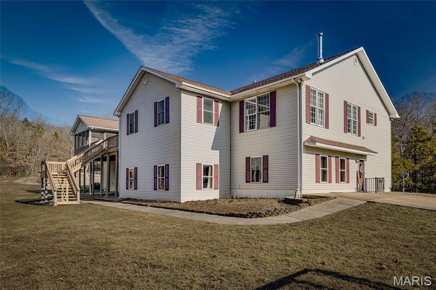 If you have been waiting for serious acreage in Farmington with room to truly spread out, this property delivers.

Situated on approximately 75 acres with a pond, this 1994-built property offers space, flexibility, and infrastructure that is hard to find. Including the separate apartment-style living area, the home offers approximately 6,500 square feet with a total of 6 bedrooms and 5.5 bathrooms. This is not just a house. It is a full setup.

The main residence provides generous living space and includes a wood-burning stove for cozy evenings and practical supplemental heat. In addition, there is a separate living area set up as an apartment complete with its own living space and wood-burning stove. Whether you need multi-generational living, guest quarters, or private retreat space, the flexibility is already built in.

And yes, we need to acknowledge the wood-burning stove situation.

The main house has one. The apartment has one. The attached garage has one. Even the small cabin has one. That makes four total. If you appreciate backup heat or simply enjoy the comfort of a real fire, this property is well prepared.

The attached garage features two overhead doors and has enough space to accommodate up to 12 vehicles. Whether you have trucks, recreational vehicles, equipment, or simply value serious storage space, this garage can handle it.

Now let’s talk about the barn. It is large, functional, and built for real use. The barn includes two horse stalls that can be opened into a larger birthing stall if needed. It also features an overhead garage door for easy access and a bathroom inside the barn itself. The barn roof was replaced in 2018. This is not a small outbuilding. It is a substantial structure ready for livestock, equipment, or hobby farming operations.

The approximately 75 acres provide room for horses, cattle, hunting, trail riding, recreation, or simply enjoying privacy. A pond enhances both the scenic setting and practical use of the land.

In addition, there is a small cabin on the property that could serve as a hunting cabin or future project space, adding even more versatility.

Properties offering 6,500 square feet, 6 bedrooms, 5.5 bathrooms, a garage that fits up to 12 vehicles, a large barn, additional living quarters, acreage, and a pond in Farmington are not common. This is an opportunity to own space in every sense of the word.