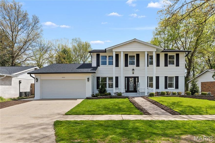 If you’ve been dreaming of a home that combines modern amenities, pride of ownership, and impeccable condition, this property delivers all that and more. Its crisp, attractive curb appeal offers just a glimpse of the quality and style that await inside. Step into a bright, open floor plan enhanced by rich new wood flooring—an ideal setting for both everyday living and entertaining. A welcoming den overlooks the front yard, while the generously sized dining room flows seamlessly into a stunning kitchen designed to impress. Highlights include an oversized center island with beautiful granite countertops, a six-burner KitchenAid gas stove with downdraft exhaust fan, abundant white cabinetry, and a Samsung refrigerator with a built-in TV screen. The kitchen also provides direct access to a covered patio, perfect for alfresco dining and outdoor gatherings. The spacious family room offers a comfortable place to relax and opens to an oversized deck and large backyard, creating an effortless indoor-outdoor lifestyle. Upstairs, the home continues to impress with a spacious primary suite featuring an updated full bathroom and a walk-in closet. Three additional bedrooms and a second full bathroom complete the upper level. The lower level adds even more versatility with a large recreation room, two bonus rooms, and a half bath. Direct access from the two-car garage into the kitchen adds everyday convenience. Move-in ready and meticulously maintained, this exceptional home truly checks every box—your dream home awaits.