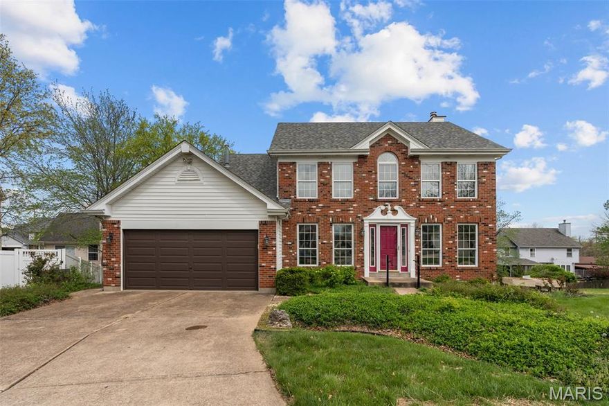 First time available in 24 years, this home sitting in the back of a low traffic cul de sac is ready for its next chapter. The entry is flanked by a sitting room to the right and the dining room to the left. Following the entrance hallway leads to the family room with a wood burning fireplace, then a breakfast room and the kitchen. Between the kitchen and the garage lies the utility room with washer and gas dryer hookups. Upstairs and to the right, the primary features a large walk in closet and en suite bath with tub and shower. The other direction down the hall has three more bedrooms and a full bath with tub. Downstairs from the family room is the finished basement can be used as an in law suite with another bedroom, a full bathroom, a large kitchenette and living room combination, and a walk out patio door. The exterior deck was redone recently and a new roof was put on the house in 2025. More info to come.