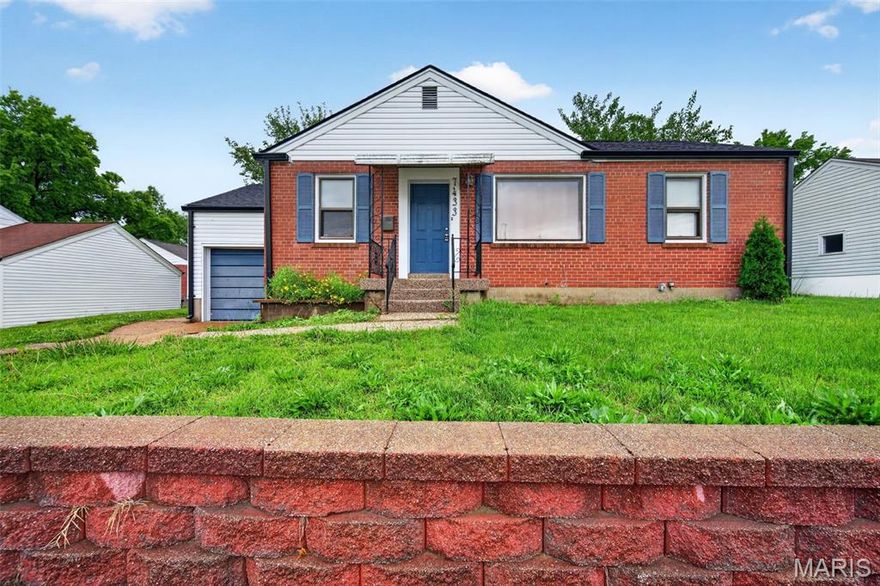 Welcome to 7433 Morgan Ford Road! This bright and inviting 3-bedroom, 1.5-bath home features beautiful wood floors throughout, a finished basement with a custom bar, plus a bonus room with its own half bath-perfect for guests or a home office. Enjoy the large, level back yard with plenty of space to entertain or relax, along with the convenience of an attached one car garage and private driveway. Recent exterior updates include a new roof, gutters, fascia, siding, gutter guards, downspouts, front door frame, and garage door frame offering added curb appeal and peace of mind. Don't miss this opportunity to own in desirable Boulevard Heights!
