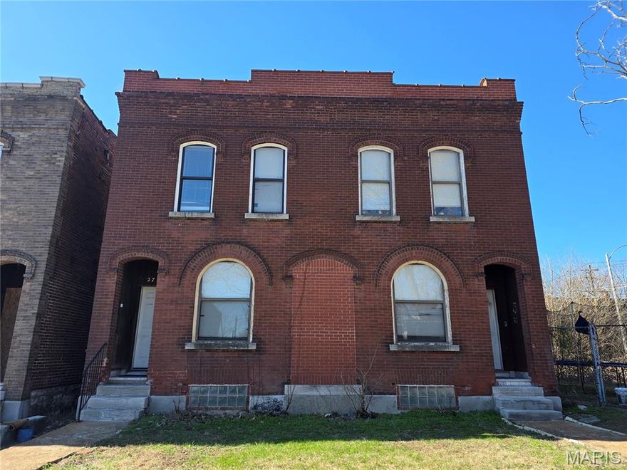 Great investment opportunity to own a brick duplex. Each unit has 3 beds and 1 1/2 baths with an unfinished basement. One side is rented for $500/month, and the other $950/month, both month to month. The 2718 side was recently remodeled and has in unit laundry. Other unit has laundry hookups in the basement. Owner pays water and sewer, and tenants pay all other utilities. Being sold in as is condition at this great price - don't miss out!