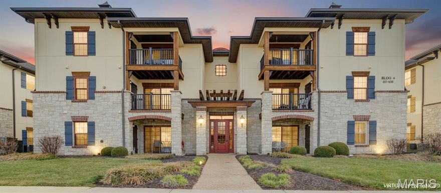 Immaculate to a level that is almost unheard of, this pristine condo stands out the moment you walk in with a level of care and detail that is immediately noticeable. What makes it truly special is how rarely everything comes together like this… located in the only building with an elevator and offering vaulted ceilings, rich hardwood flooring, an electric fireplace, and a coffered ceiling in the primary suite, all paired with breathtaking views of the pond and waterfall, walking paths, and frequent wildlife sightings including deer and turkeys. It is the kind of setting that feels peaceful, private, and hard to believe you get to call it home. Fully updated windows, patio door, and lighting bring in incredible natural light and give the entire space a clean, refreshed feel. Step out onto the composite balcony with storage and take it all in. The primary suite features a spacious walk in closet, double sinks, and a separate tub and shower. A bright eat in breakfast area, true laundry room, fresh paint, and an all electric layout make everyday living easy. The elevator is a game changer, making groceries, moving, and daily life effortless. TWO covered parking spaces side by side in the carport, a rare and highly sought after feature in this complex. The building includes a fire sprinkler system, and the condo fee covers security system, water, sewer, trash, common area cleaning, grass cutting, snow removal, and exterior maintenance. Opportunities like this do not come along often, and once you see it, you will understand why!