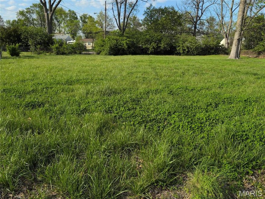 Buildable lot in the heart of St. John, just off Woodson Rd. Large 1/3 acre lot. Perfect for infill housing or maybe for a really big urban garden. The city of St. John has confirmed that this lot is large enough to accommodate 2 homes. Bring your plans and your dreams.