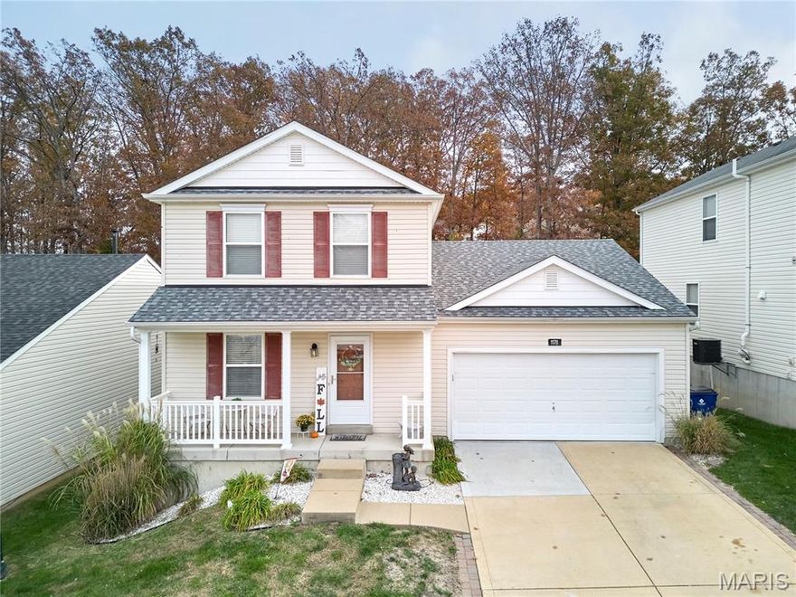 From the moment you arrive, this beautifully updated 1.5-story home offers the perfect balance of comfort, space, and convenience. Set on a flat, fenced lot in the sought-after Providence subdivision, it’s designed for easy living both inside and out. Step inside to an open, airy floor plan where the living room flows seamlessly into the spacious breakfast room and kitchen, ideal for gathering with family or hosting friends. The main-floor primary suite offers true everyday ease, complete with a private full bath and walk-in closet. Main-floor laundry and a powder room for guests adds to the home’s practical design. Upstairs, two additional bedrooms, a full bathroom, and a generous loft area provide flexible space for a playroom, office, media area, or quiet retreat. The walk out basement includes another full bath, and is ready for your finishing touches. Thoughtful updates and details throughout the home, including a new roof, under-cabinet lighting, upgraded baseboards, recessed lighting, and ceiling fans in every bedroom, create a polished yet welcoming feel. Outdoor living shines with a spacious deck and newer patio that is perfect for summer evenings, grilling, or simply enjoying your backyard setting. An insulated garage with upgraded lighting and a Ring home alarm system add both function and peace of mind. Beyond the home itself, Providence residents enjoy access to a clubhouse, pool, tennis and basketball courts, and playground — all just minutes from major highways, grocery stores, and dining. This is more than a great house — it’s a lifestyle of comfort, community, and convenience.