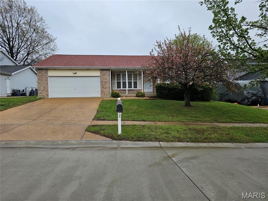 Welcome home to this one owner beautifully maintained three bedroom, two bath ranch in the sought after Fox School District.  Plenty of space with a large eat in kitchen plus separate dining and living rooms.  Primary bedroom has an ensuite bath with walk-in shower.  Other two bedrooms are nice sizes and have an additional full bath with tub/shower combo.  Main floor laundry closet is located conveniently near bedrooms.  Basemenet has some finished areas and lots of room for storage.  Fenced level back yard wtih some trees on a quiet street.  Two car garage with plenty of additional parking.  New roof 2025.  Homes in this neighborhod don't come to market often so make sure to check this one out before it's sold.