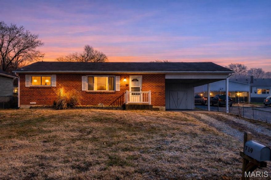 Charming and well-maintained 2-bedroom, 1-bath full brick home located in a great neighborhood in Potosi! This home offers the convenience of being within walking distance to downtown shopping, restaurants, and local schools. Inside, you’ll find a comfortable layout featuring beautiful wood flooring in the living room. The HVAC system is newer, along with a recently installed water heater, providing added peace of mind. Outside, enjoy a one-car covered carport with an attached storage closet, plus a backyard shed for additional storage. Whether you’re looking for a starter home, downsizing, or an investment opportunity, this property is a must-see!