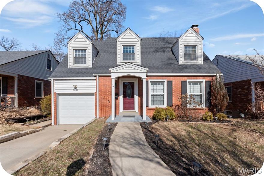 Discover timeless charm and pride-of-ownership perfection in the heart of one of Brentwood's most desirable blocks: wide and tree-lined and conveniently located. This lovingly maintained 3-bedroom, 2-full bath home greets you with a welcoming walkway and curb appeal. Step inside to a traditional entry that opens to an airy living room anchored by a cozy decorative fireplace and mantle. The formal dining room offers elegant space for dinners with a beautiful northern view.  The kitchen is big with loads of cabinets and counter space, and still leaves plenty of room to move around. There is a good sized den/sunroom addition next to the kitchen with a smartly added back door out to the prime deck with a view of the Clayton skyline.  Upstairs, three comfortable bedrooms provide peaceful retreats, served by an absolutely adorable full bathroom that adds character and charm.  The lower level features a comfy bonus living space perfect for a family room, home office, hobby area, or guest suite complete with an additional updated full bath with shower, plus plenty of storage to keep life organized. Outside, the *expansive* fenced backyard is a true highlight: large enough for play, gardening, and entertaining. It features a *powered*  workshop shed that’s a dream for DIY enthusiasts and hobbyists. Living in Brentwood means top schools, parks, shopping, dining, and convenience to major highways. Brentwood Swim and Tennis Club just a walkable few blocks away.